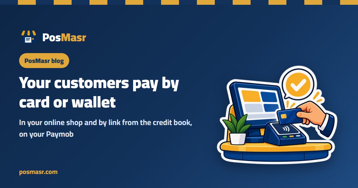 A customer paying by card on his phone, the order marked paid