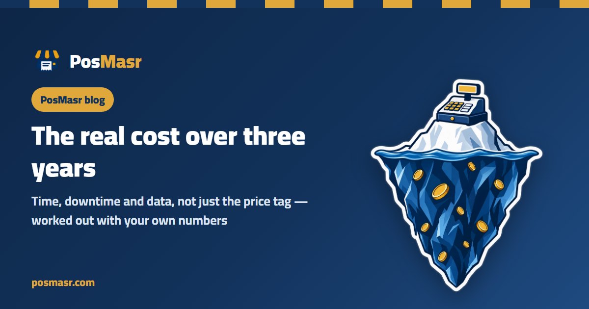 The real cost of a POS over three years