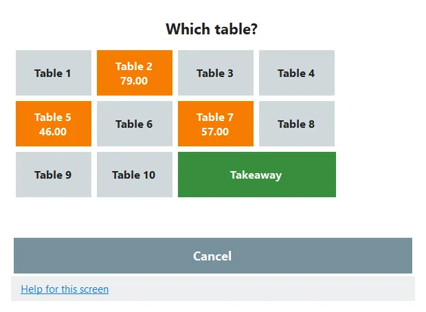 Native Windows capture with fictional demo data: Share restaurant items and payments