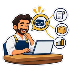 ربط الذكاء الاصطناعي بالمحل