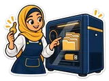 بيانات المحل على الكمبيوتر بتاعك