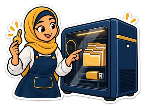 بياناتك في أمان على جهازك